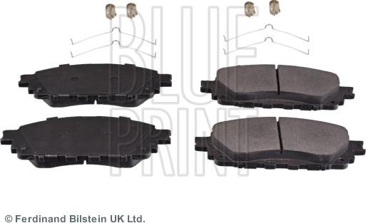 Blue Print ADT342228 - Гальмівні колодки, дискові гальма autocars.com.ua