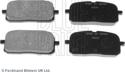 Blue Print ADT34267 - Тормозные колодки, дисковые, комплект autodnr.net