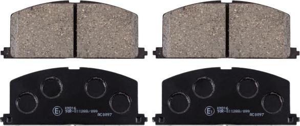 Blue Print ADT34279 - Гальмівні колодки, дискові гальма autocars.com.ua