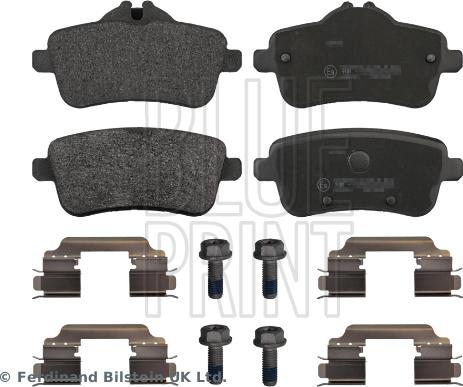 Blue Print ADU174216 - Гальмівні колодки, дискові гальма autocars.com.ua