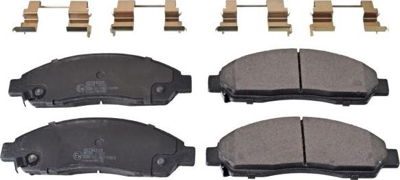 Blue Print ADZ94229 - Гальмівні колодки, дискові гальма autocars.com.ua