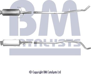 BM Catalysts BM11020 - Сажевый / частичный фильтр, система выхлопа ОГ avtokuzovplus.com.ua