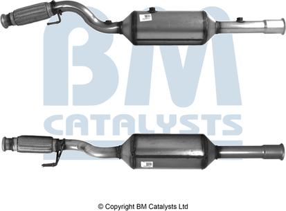 BM Catalysts BM11247H - Сажевый / частичный фильтр, система выхлопа ОГ avtokuzovplus.com.ua