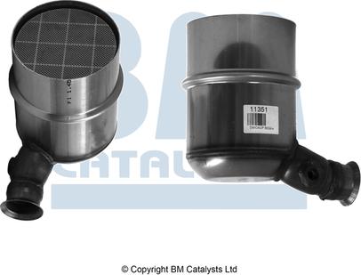 BM Catalysts BM11351HP - Сажевый / частичный фильтр, система выхлопа ОГ avtokuzovplus.com.ua