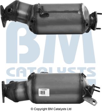 BM Catalysts BM11608H - сажі / частковий фільтр, система вихлопу ОГ autocars.com.ua