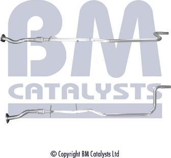 BM Catalysts BM50007 - Труба выхлопного газа avtokuzovplus.com.ua