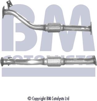 BM Catalysts BM50016 - Труба выхлопного газа avtokuzovplus.com.ua