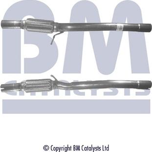 BM Catalysts BM50049 - Труба вихлопного газу autocars.com.ua