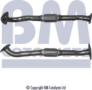 BM Catalysts BM50133 - Труба вихлопного газу autocars.com.ua