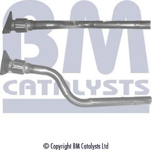 BM Catalysts BM50208 - Труба вихлопного газу autocars.com.ua