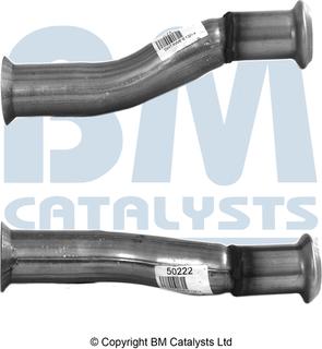 BM Catalysts BM50222 - Труба вихлопного газу autocars.com.ua