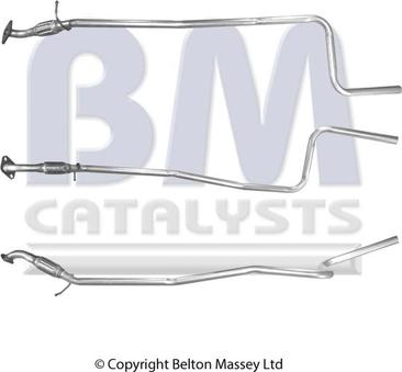 BM Catalysts BM50243 - Труба вихлопного газу autocars.com.ua