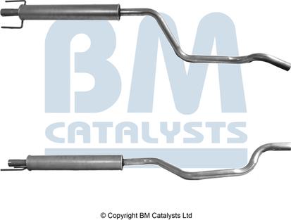 BM Catalysts BM50268 - Труба вихлопного газу autocars.com.ua