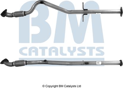 BM Catalysts BM50273 - Труба выхлопного газа avtokuzovplus.com.ua