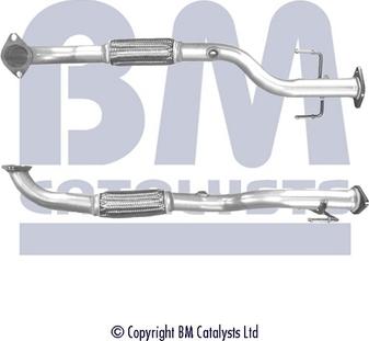 BM Catalysts BM50292 - Труба вихлопного газу autocars.com.ua