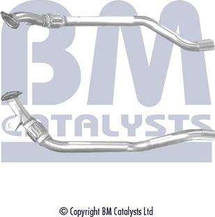 BM Catalysts BM50374 - Труба вихлопного газу autocars.com.ua