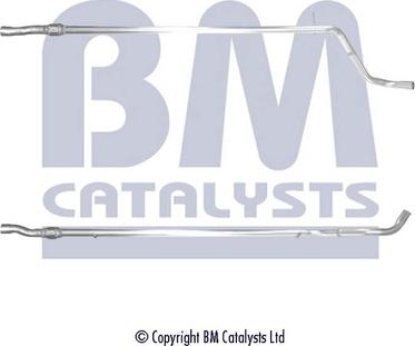 BM Catalysts BM50438 - Труба вихлопного газу autocars.com.ua