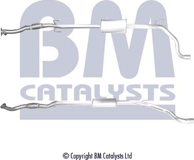 BM Catalysts BM50447 - Труба вихлопного газу autocars.com.ua