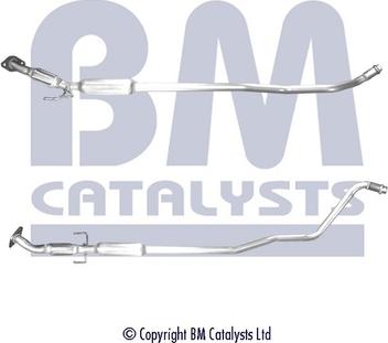 BM Catalysts BM50561 - Труба выхлопного газа avtokuzovplus.com.ua