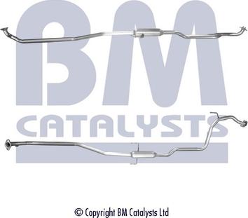 BM Catalysts BM50572 - Труба вихлопного газу autocars.com.ua