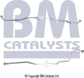 BM Catalysts BM50573 - Труба вихлопного газу autocars.com.ua