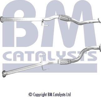 BM Catalysts BM50588 - Труба вихлопного газу autocars.com.ua