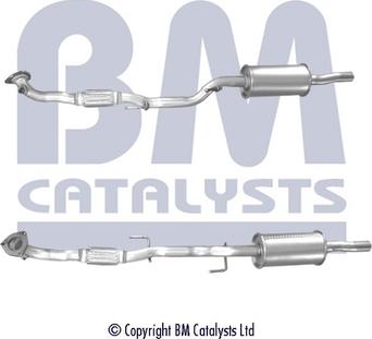 BM Catalysts BM50618 - Труба вихлопного газу autocars.com.ua