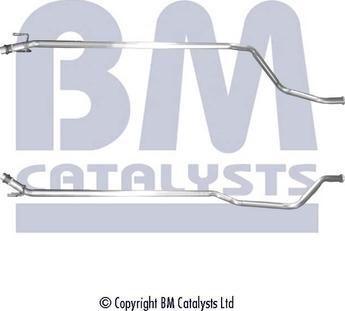 BM Catalysts BM50734 - Труба вихлопного газу autocars.com.ua