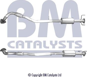 BM Catalysts BM50748 - Труба выхлопного газа avtokuzovplus.com.ua