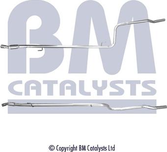 BM Catalysts BM50763 - Труба выхлопного газа avtokuzovplus.com.ua