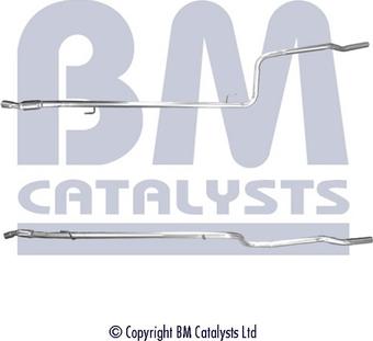 BM Catalysts BM50763 - Труба вихлопного газу autocars.com.ua