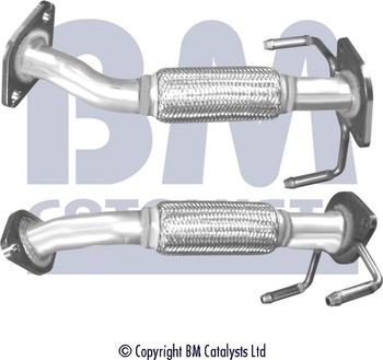 BM Catalysts BM50809 - Труба выхлопного газа avtokuzovplus.com.ua