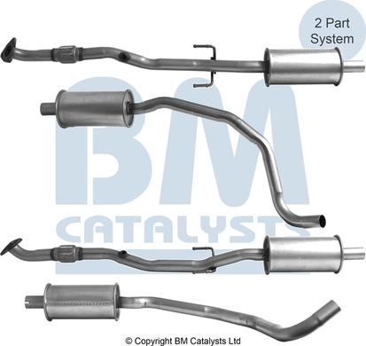 BM Catalysts BM50970 - Труба вихлопного газу autocars.com.ua