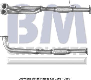 BM Catalysts BM70046 - Труба вихлопного газу autocars.com.ua