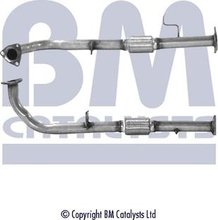 BM Catalysts BM70080 - Труба вихлопного газу autocars.com.ua