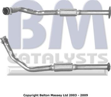 BM Catalysts BM70150 - Труба вихлопного газу autocars.com.ua