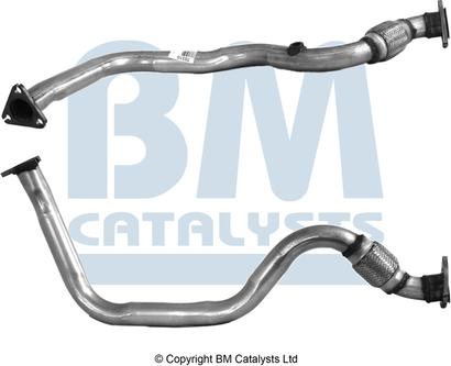 BM Catalysts BM70310 - Труба вихлопного газу autocars.com.ua