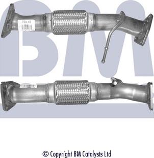 BM Catalysts BM70419 - Труба вихлопного газу autocars.com.ua