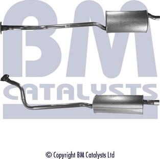 BM Catalysts BM70421 - Труба вихлопного газу autocars.com.ua