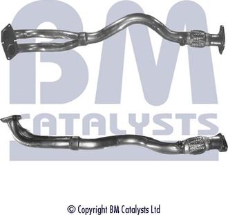 BM Catalysts BM70486 - Труба вихлопного газу autocars.com.ua