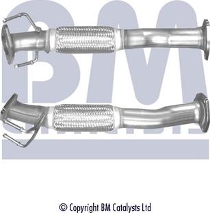 BM Catalysts BM70517 - Труба вихлопного газу autocars.com.ua