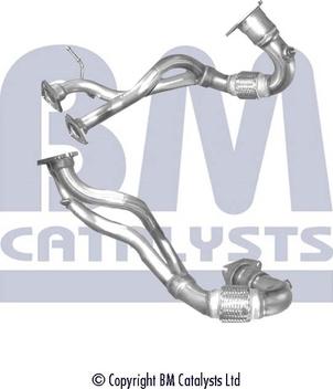 BM Catalysts BM70564 - Труба вихлопного газу autocars.com.ua