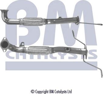 BM Catalysts BM70601 - Труба вихлопного газу autocars.com.ua