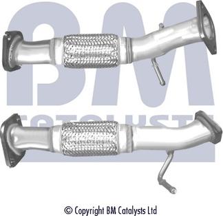 BM Catalysts BM70684 - Труба вихлопного газу autocars.com.ua