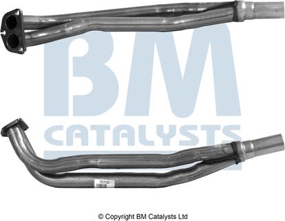 BM Catalysts BM70705 - Труба вихлопного газу autocars.com.ua