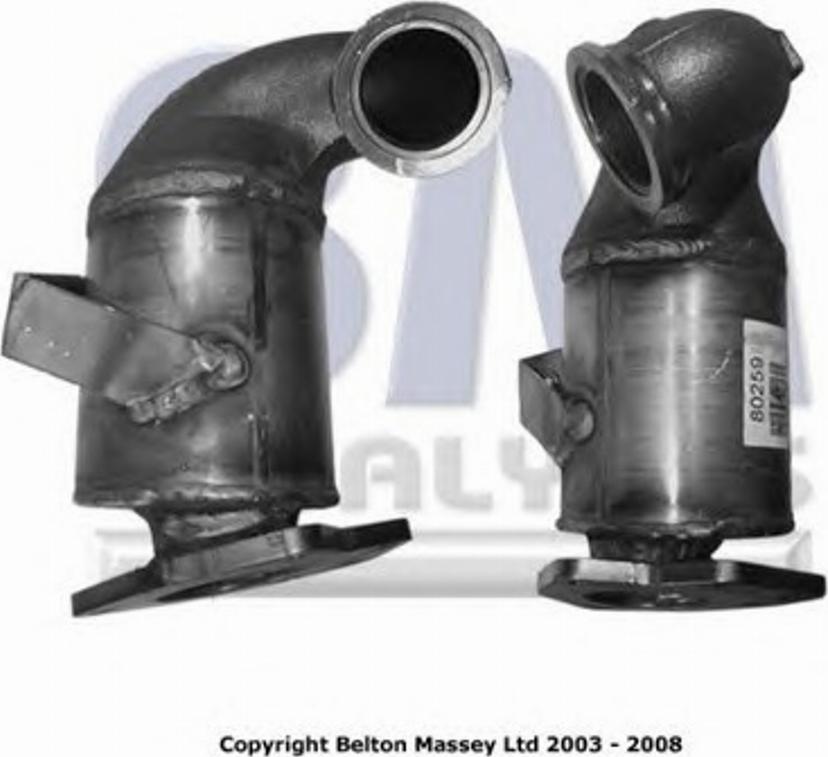 BM Catalysts BM80259 - Каталізатор autocars.com.ua