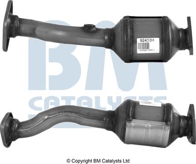 BM Catalysts BM92432H - Каталізатор autocars.com.ua