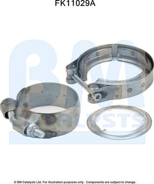 BM Catalysts FK11029 - Монтажний комплект, сажовий / частковий фільтр autocars.com.ua