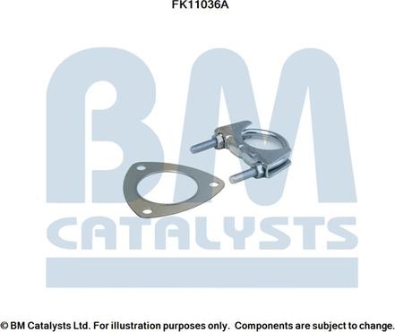 BM Catalysts FK11036 - Монтажний комплект, сажовий / частковий фільтр autocars.com.ua