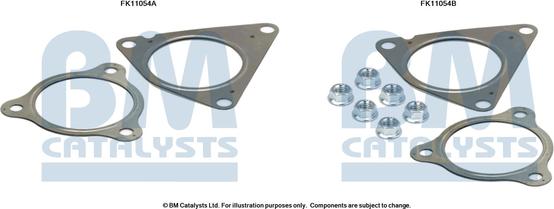 BM Catalysts FK11054 - Монтажний комплект, сажовий / частковий фільтр autocars.com.ua